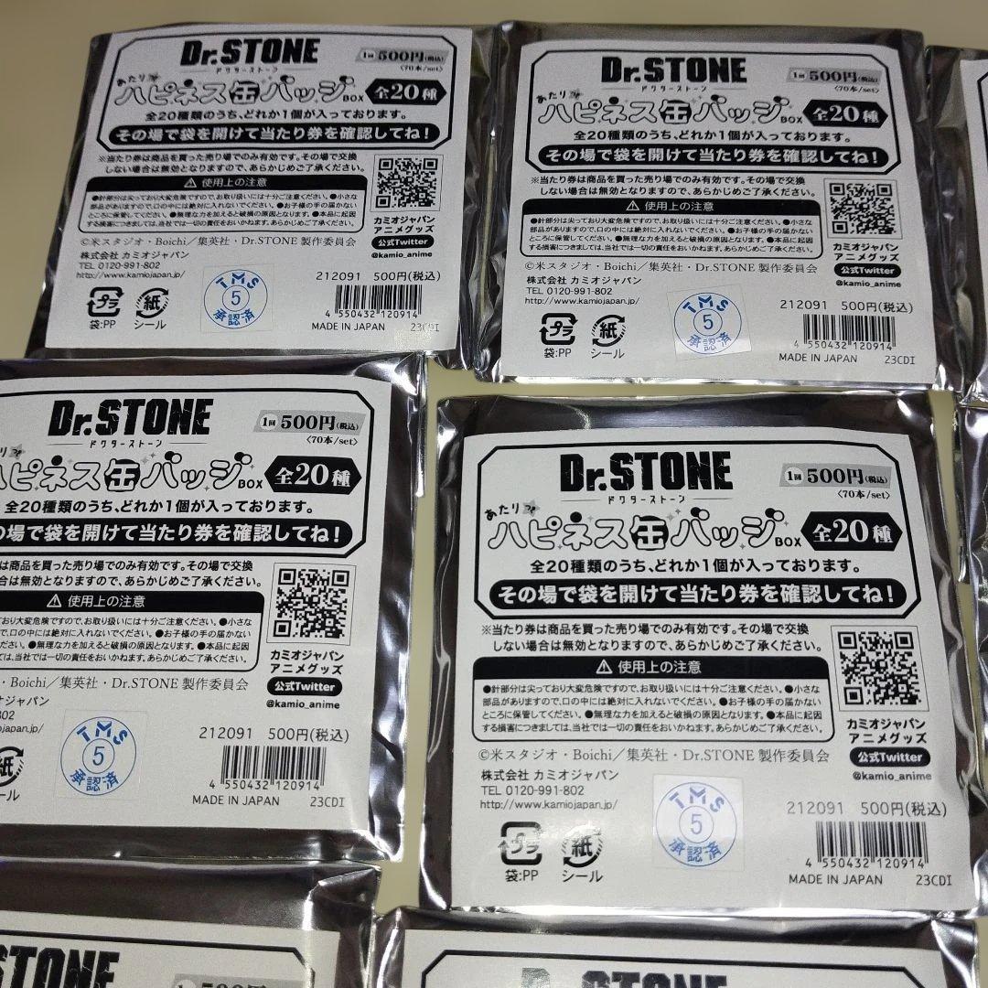 Dr.STONE　ハピネス缶バッチ　１７個セット