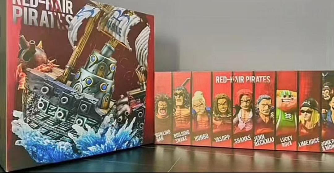 ワンピース YZ 赤髪海賊団 EX版 9点 ガレージキットスタチュー フィギュア