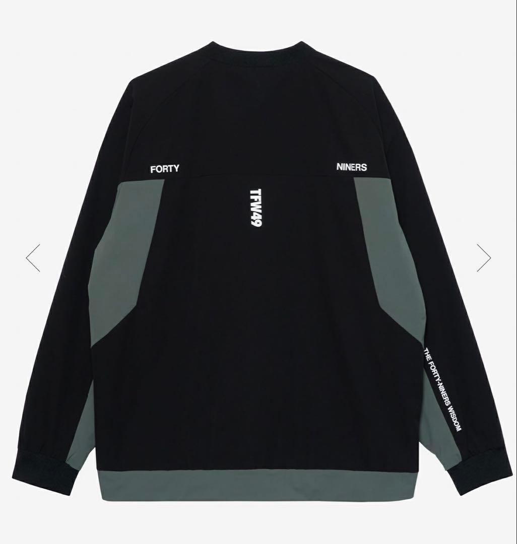 メンズウェア TFW49 SIDE PANEL SHELL PULLOVER XL BLACK