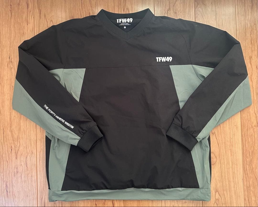 メンズウェア TFW49 SIDE PANEL SHELL PULLOVER XL BLACK