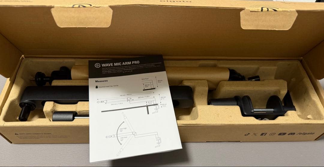 配信機器・PA機器・レコーディング機器 Elgato Wave Mic Arm Pro