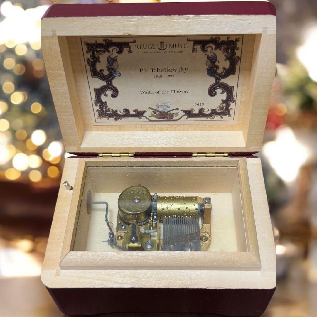 【美品/動作OK】REUGE オルゴール チャイコフスキー
