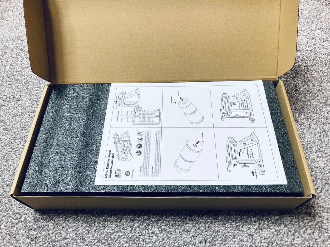 アーツエアソフト AS-40 ダブルバレル 40mm グレネードランチャー