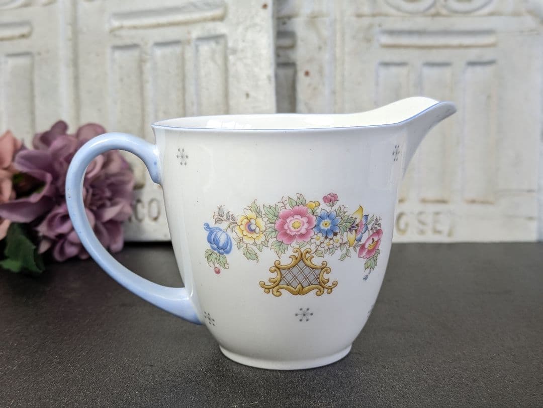 イギリス アンティーク シェリー Shelley クリーマー シュガーボウル