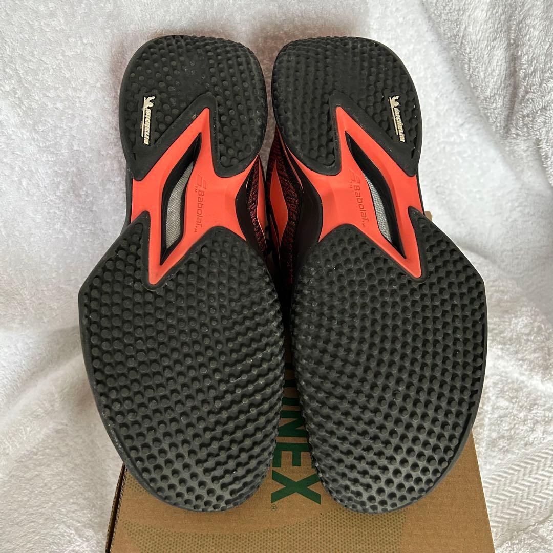 【美品】バボラ　テニスシューズ　JET MACH 3 オムクレー　25.5cm