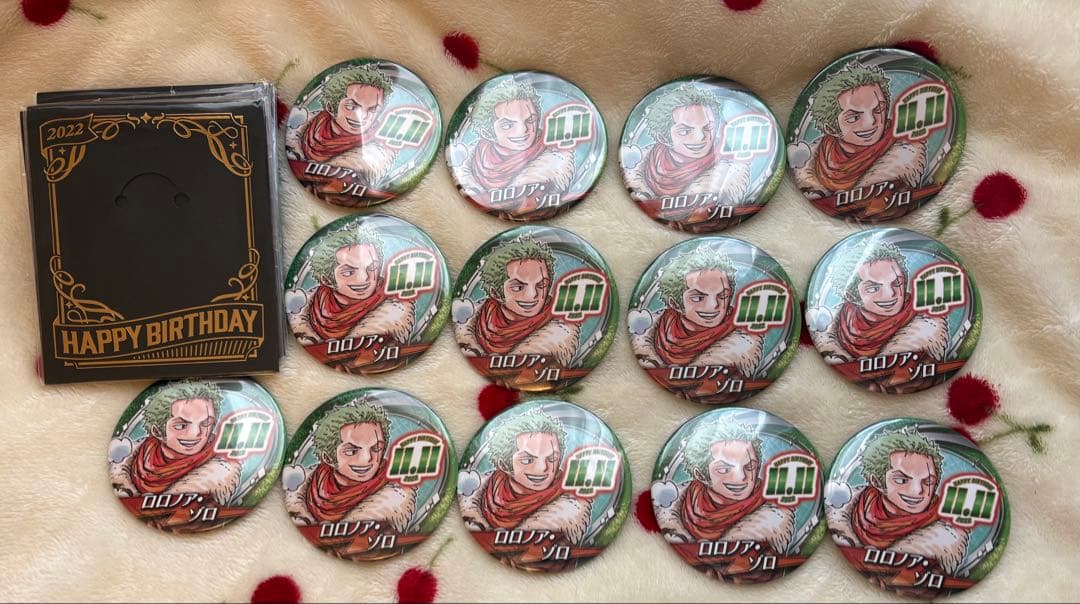 ゾロ 2022バースデー缶バ