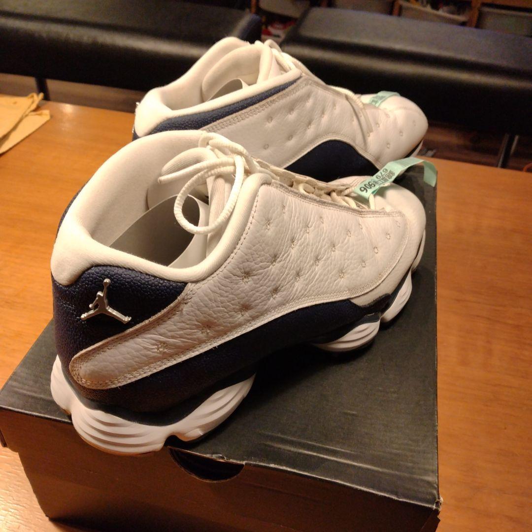 Jordan13 ホワイト/ネイビー スニーカー