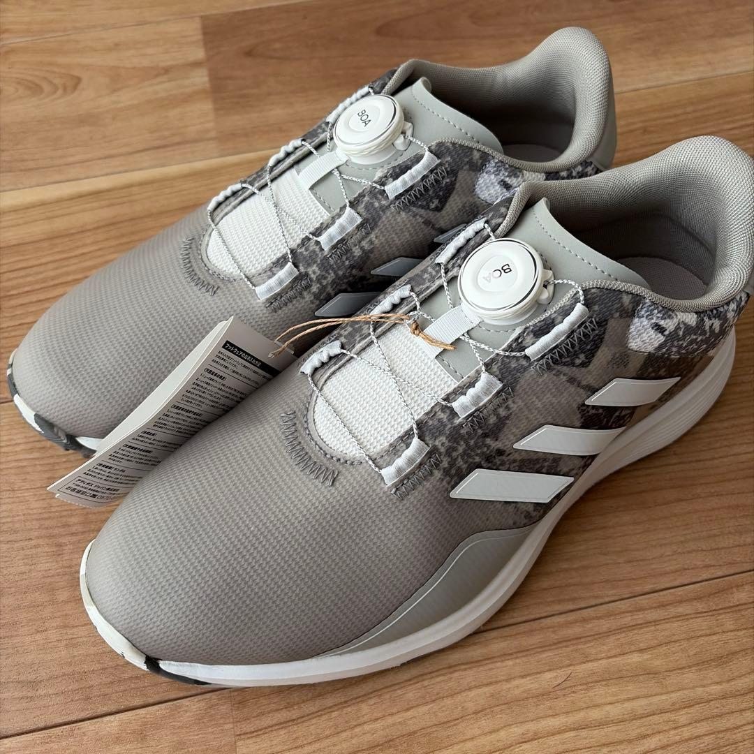 【新品】アディダス ゴルフシューズ S2G SL ボア グレー 27.0cm