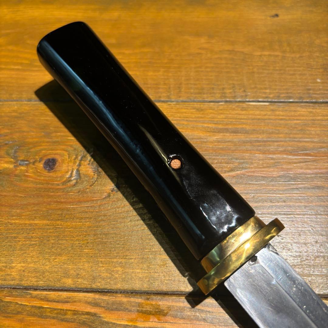 日本刀残欠クラフトナイフNo.88 国吉 黒鞘