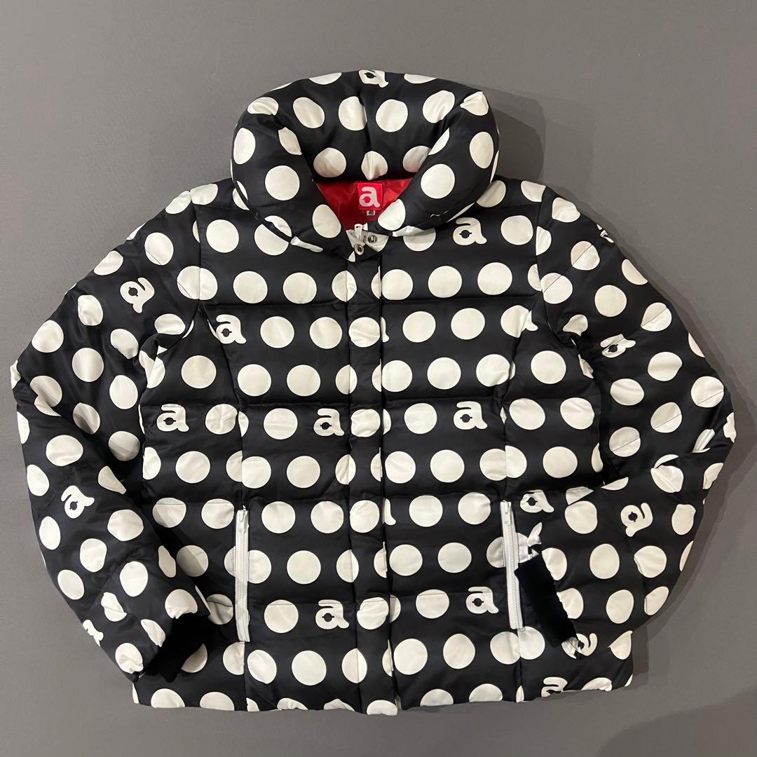 archivio アルチビオ ダウンジャケット　ドット　水玉　中綿　レディース