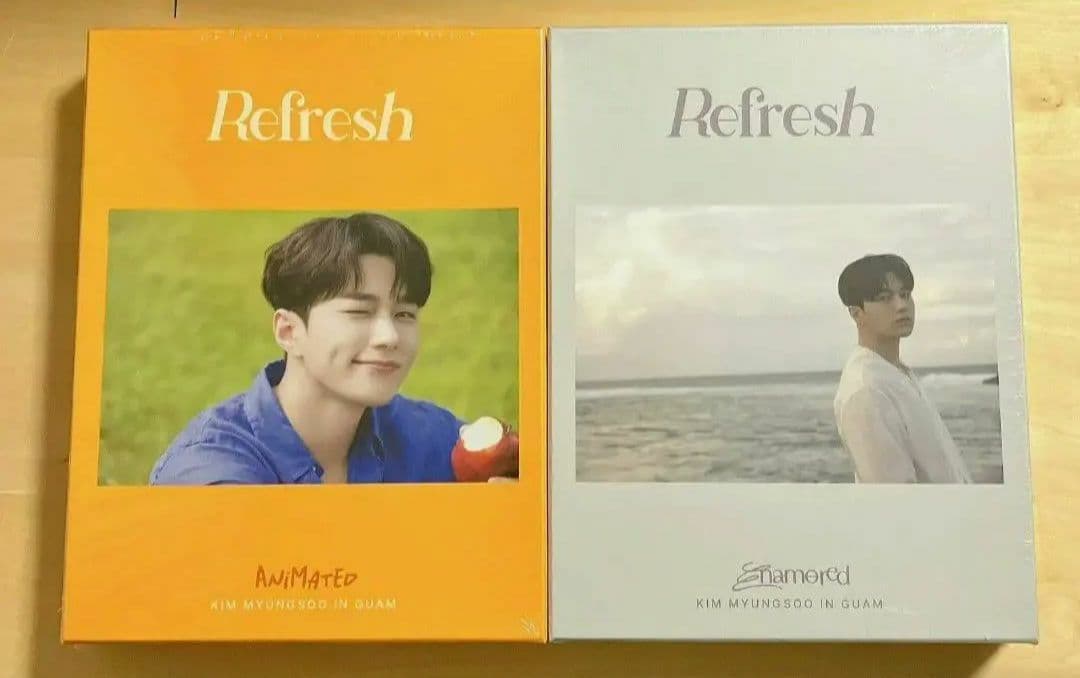 INFINITE L エル ミョンス◎フォトブック 写真集 Refresh 2種