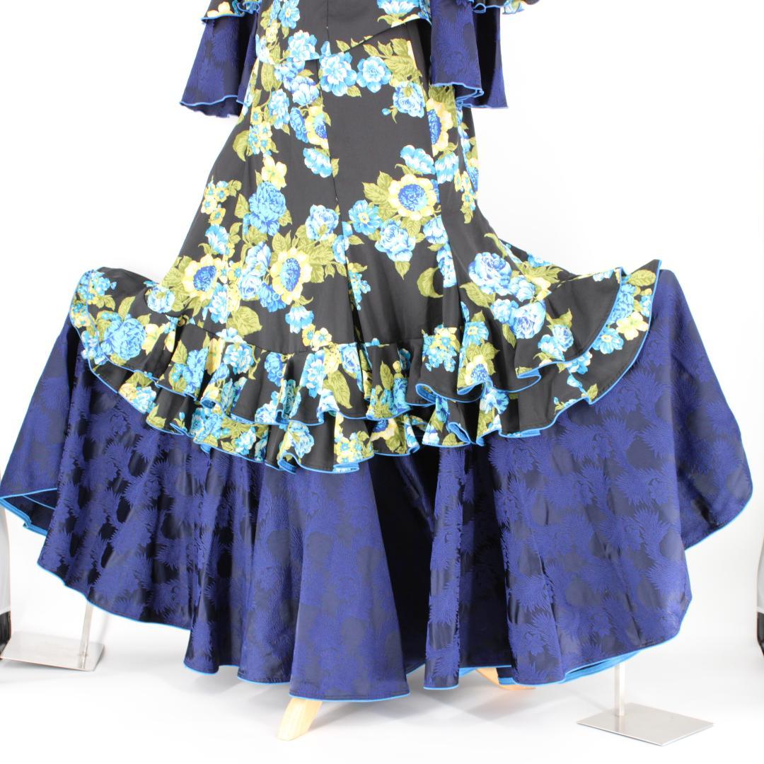 【美品 フラメンコ衣装】ATELIERENA アトリエエナ ブラウス ファルダ