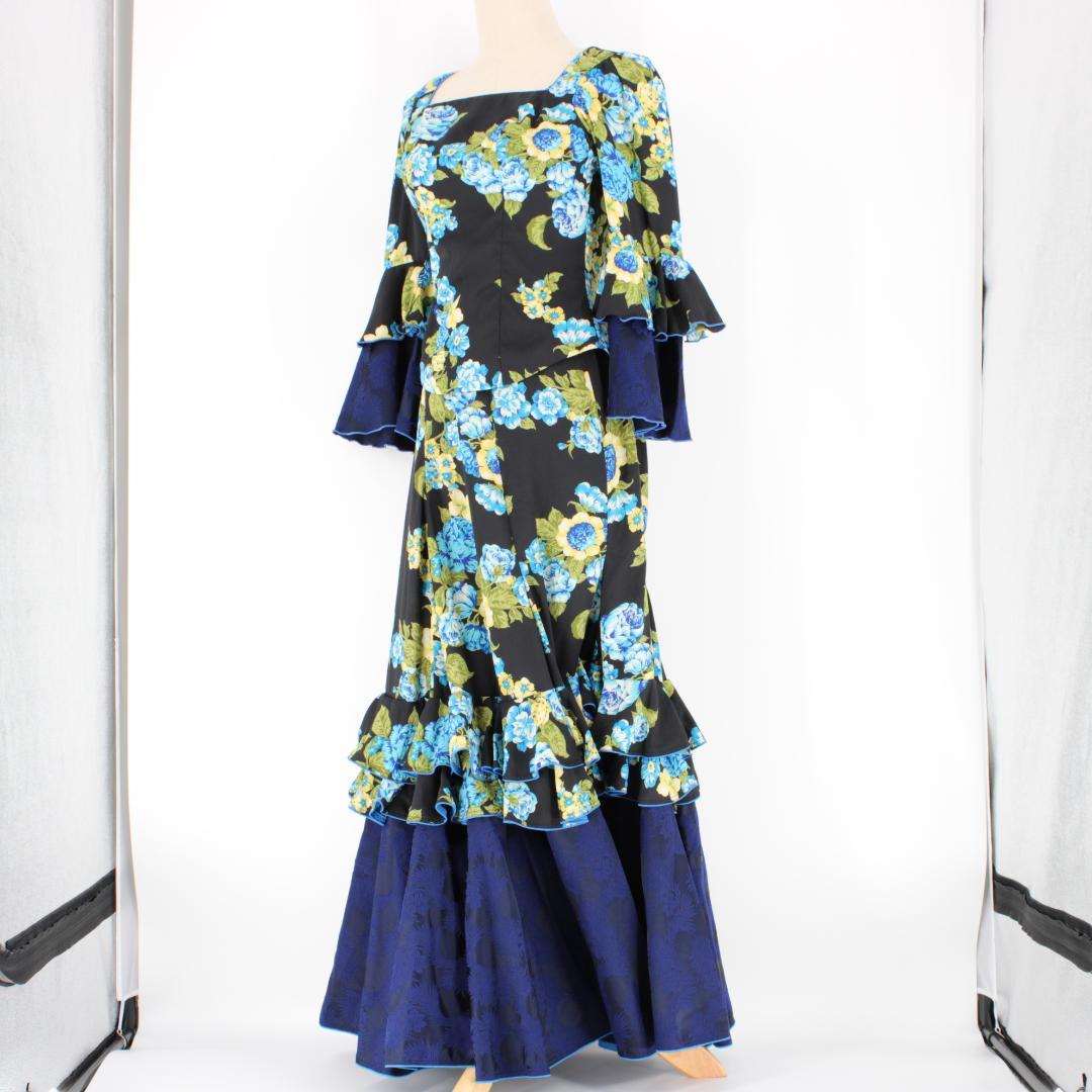 【美品 フラメンコ衣装】ATELIERENA アトリエエナ ブラウス ファルダ