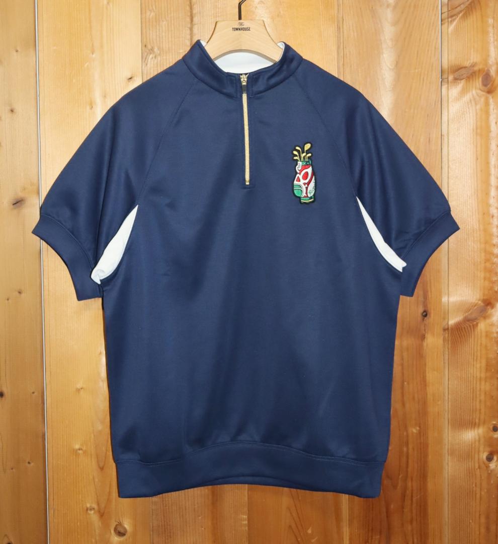 新品 ラッセルノ ハーフジップ モックネックシャツ (4/M)　Ⓗ