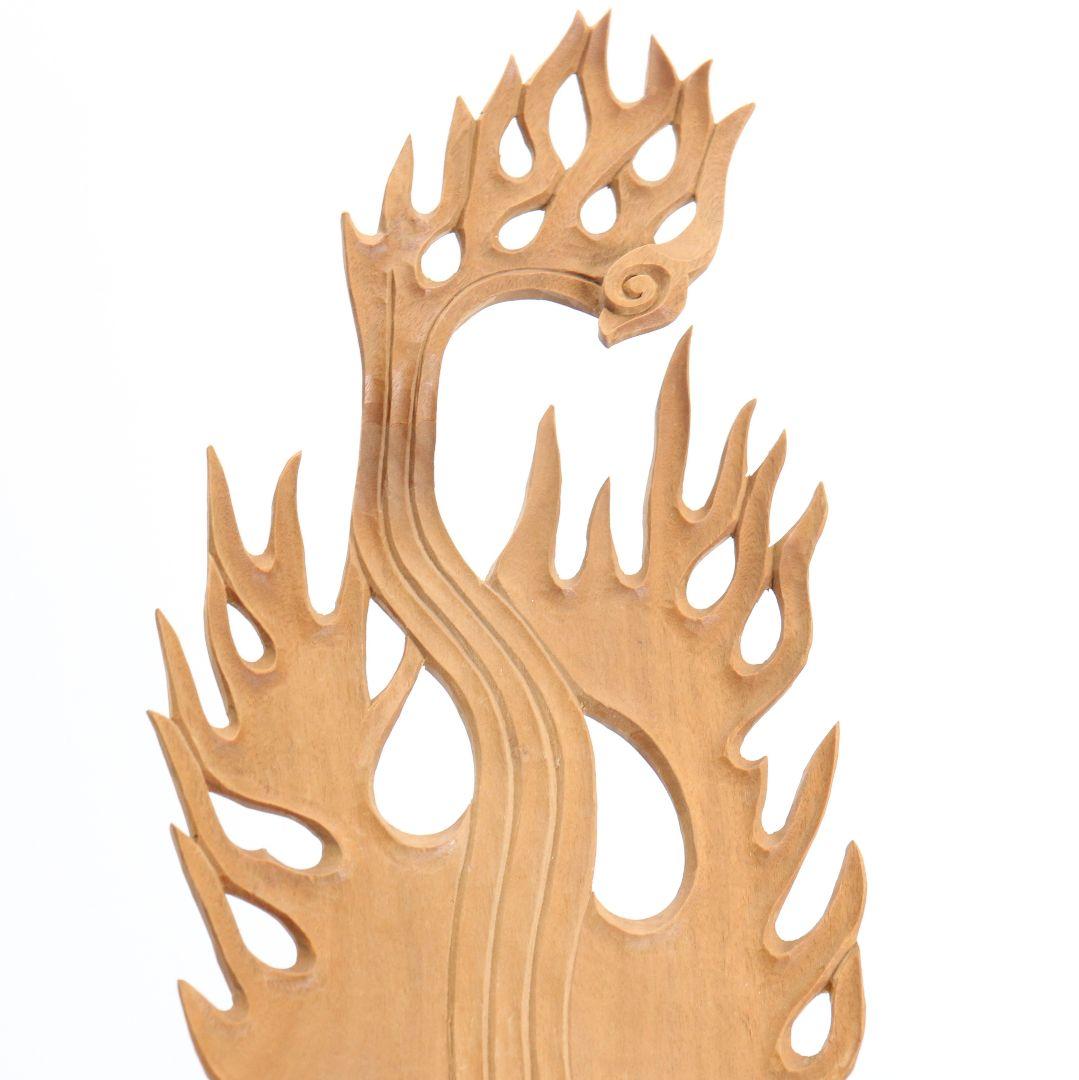 不動明王 有馬頼底(相國大龍)書付 臨済宗 白檀木彫仏像 仏教美術　DX151