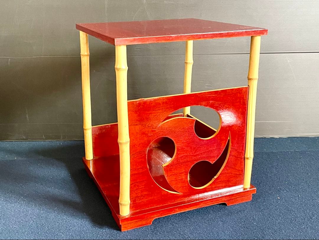 割引❣️「母」裏千家 圓能斎好写 巴棚 一斎 共箱 茶道具 （1015あ巴）