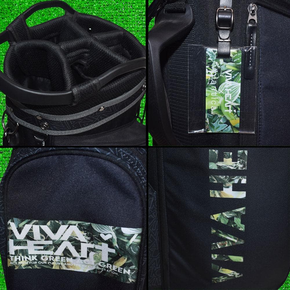 m*l様 VIVA HEART/ゴルフ キャディバッグ９型【ブラック】新品！