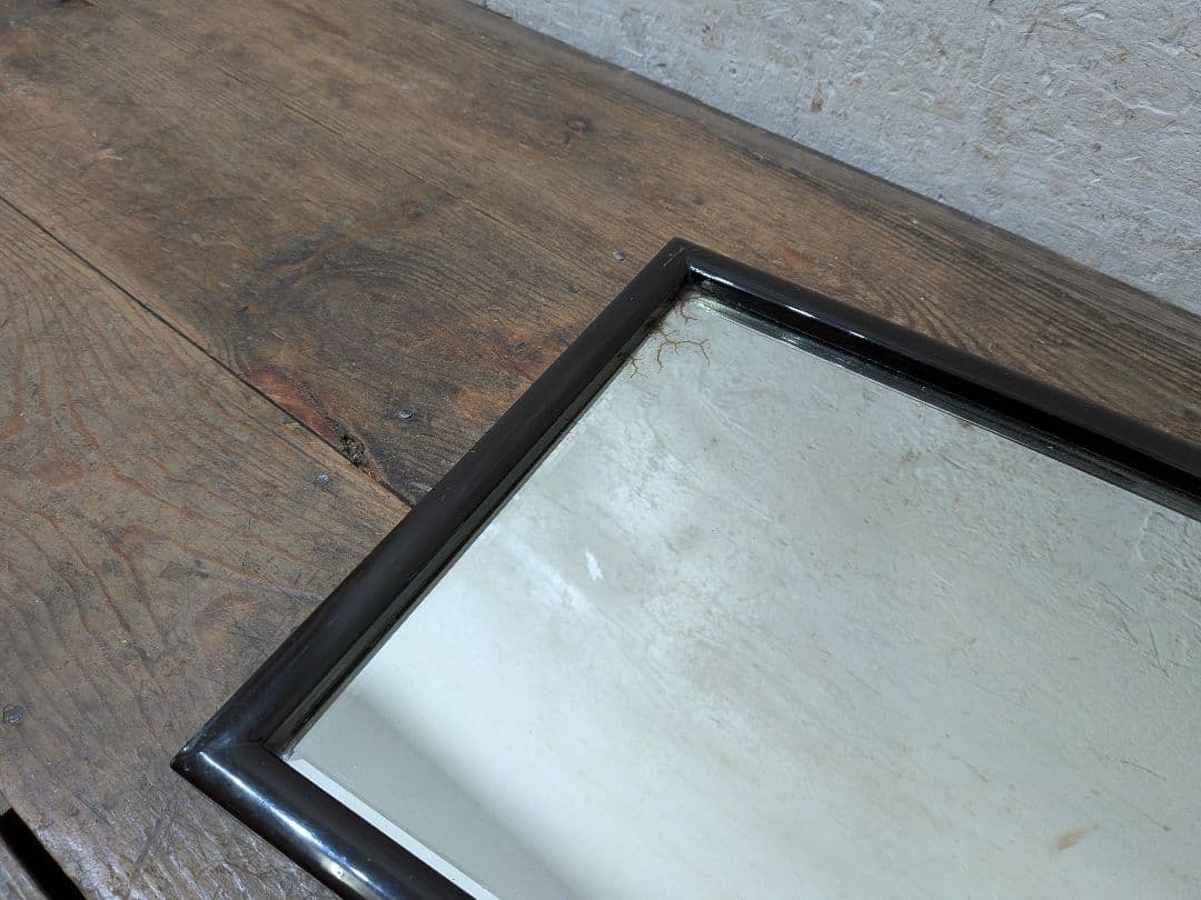 1126 ③アンティーク　大正ロマン　ウォールミラー　壁掛け式　鏡　姿見　レトロ