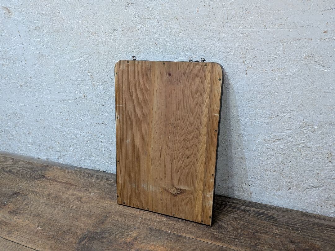 1126 ③アンティーク　大正ロマン　ウォールミラー　壁掛け式　鏡　姿見　レトロ