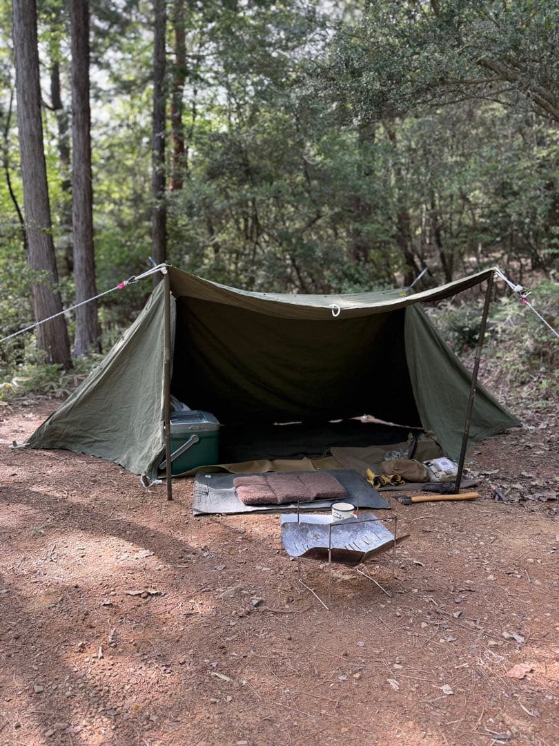 軍幕 パップテント 薪ストーブセット