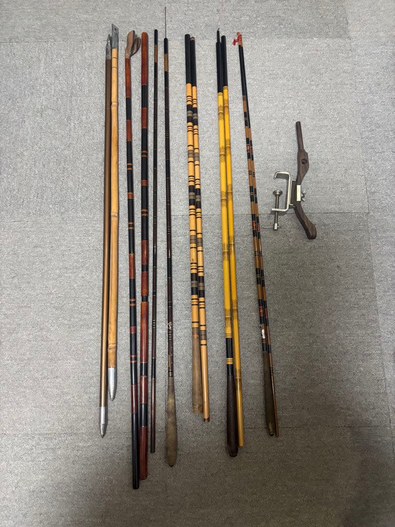 ヘラ竿　竿置き　まとめ売り　一部ジャンク