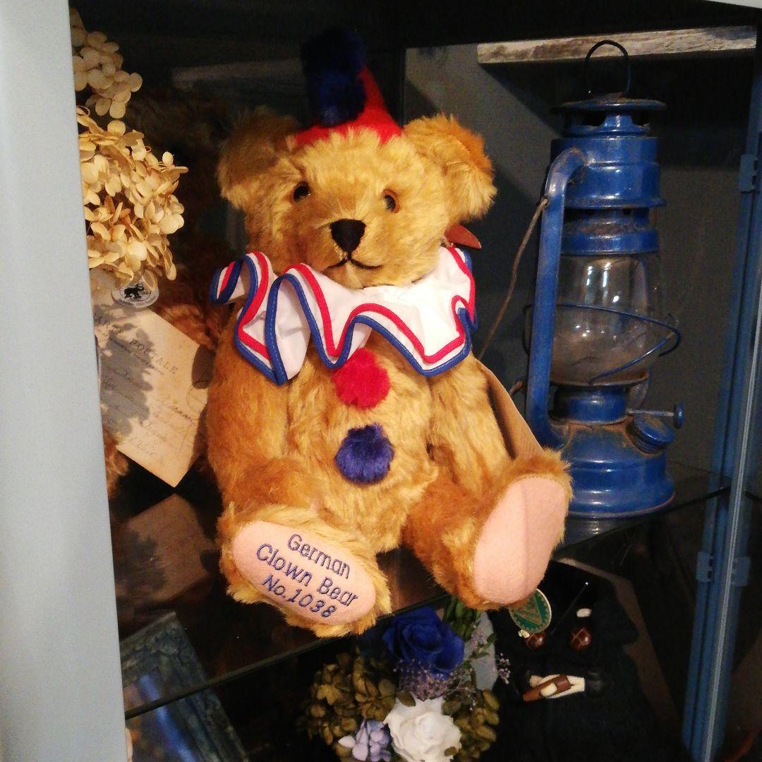 緑ハーマン　テディベア　ヴィンテージ