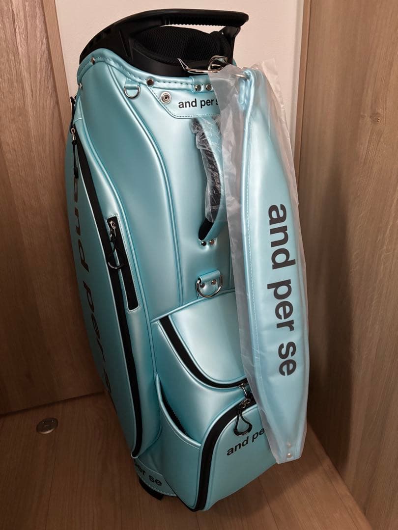 and per se アンパスィ キャディバッグ 2026年モデル　サックス