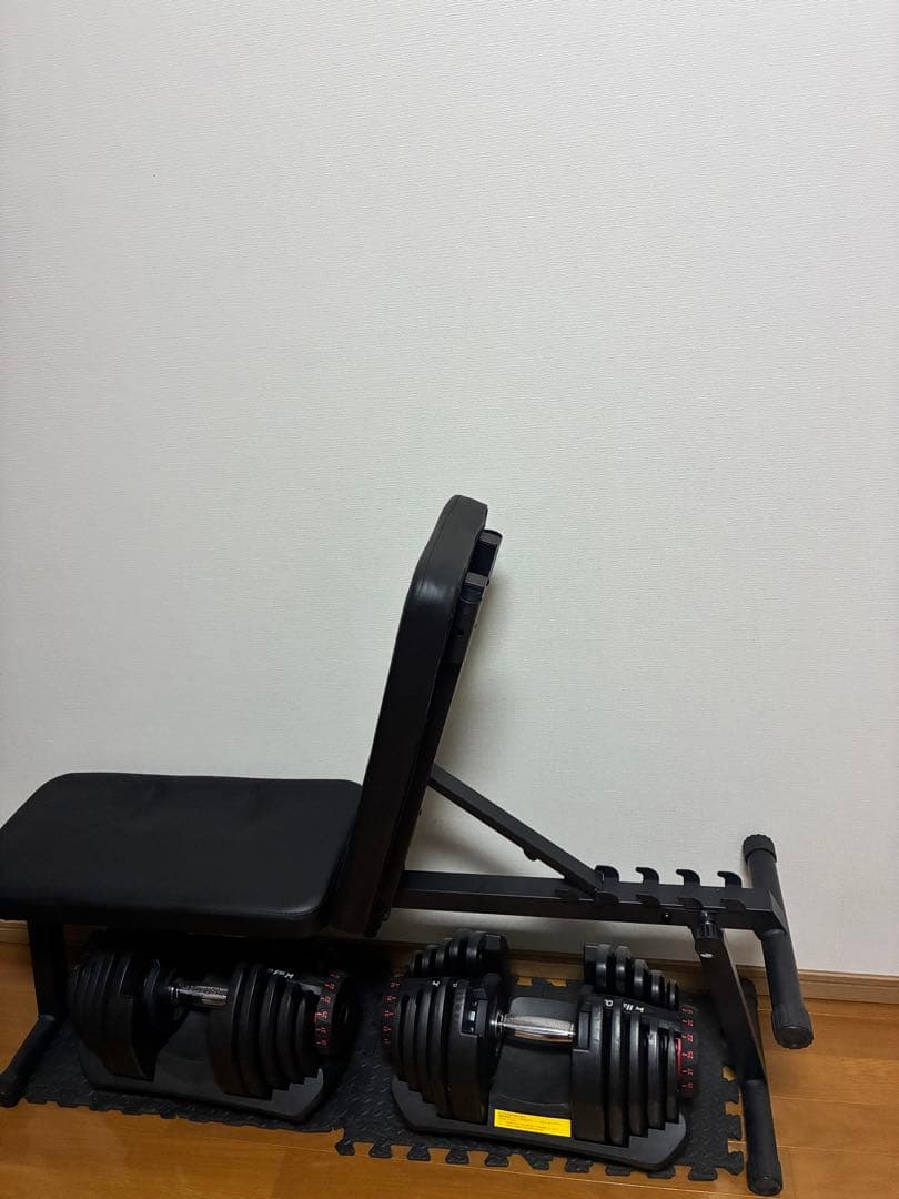 引き取り限定　可変式ダンベル　40kg 2個　可変ベンチ　懸垂バー