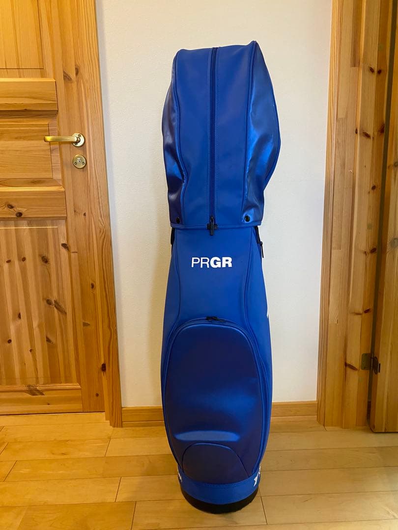 PRGR キャディバッグ 青　　美品