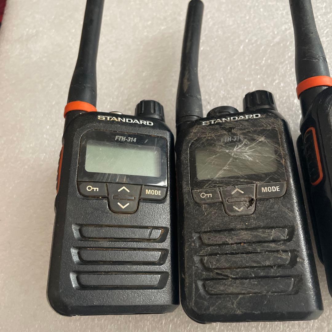 STANDARD トランシーバー FTH-314 特定小電力ト ジャンク8台