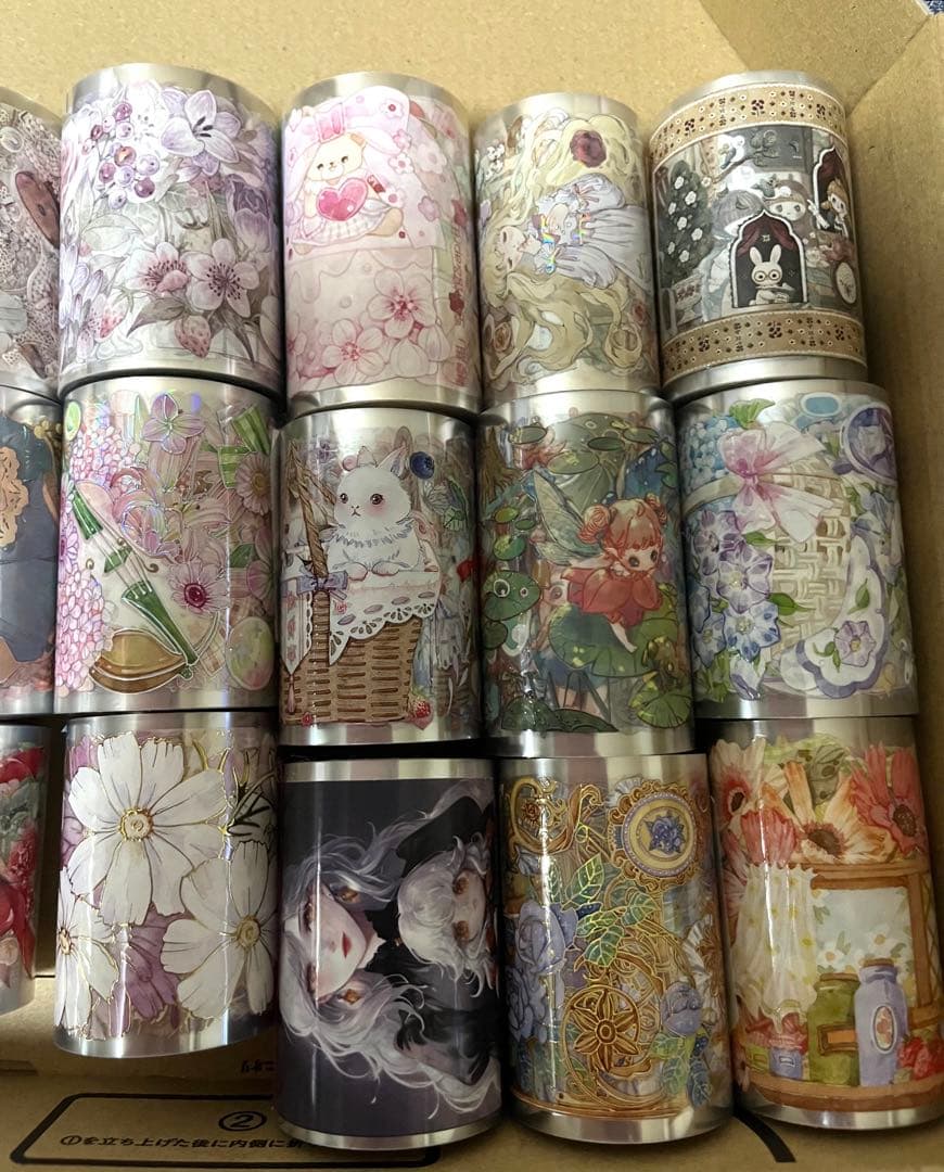 ⑧PETテープ　まとめて　マスキングテープ　海外　くま　女の子