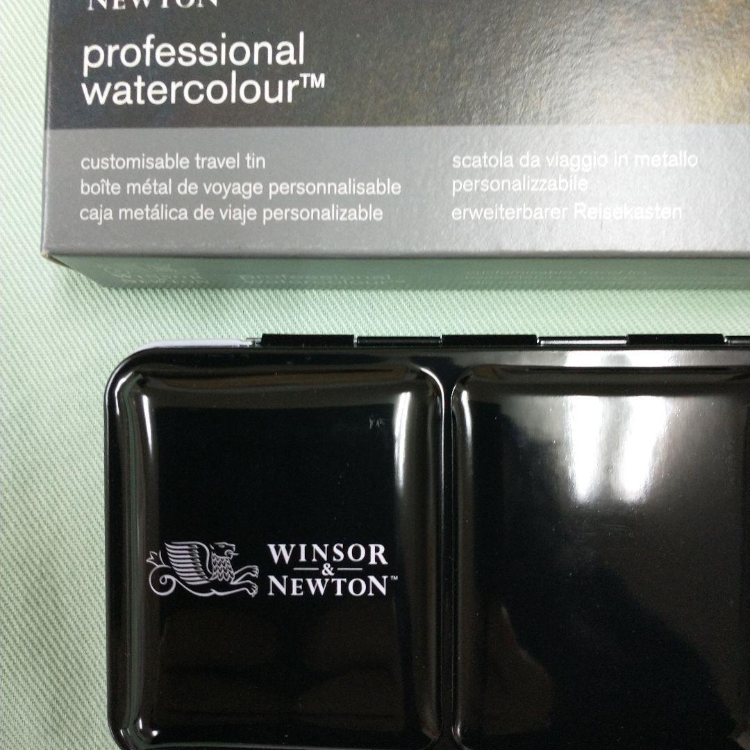 新品プロフェッショナル　ウィンザー&ニュートン　透明水彩絵の具　固形12色セット