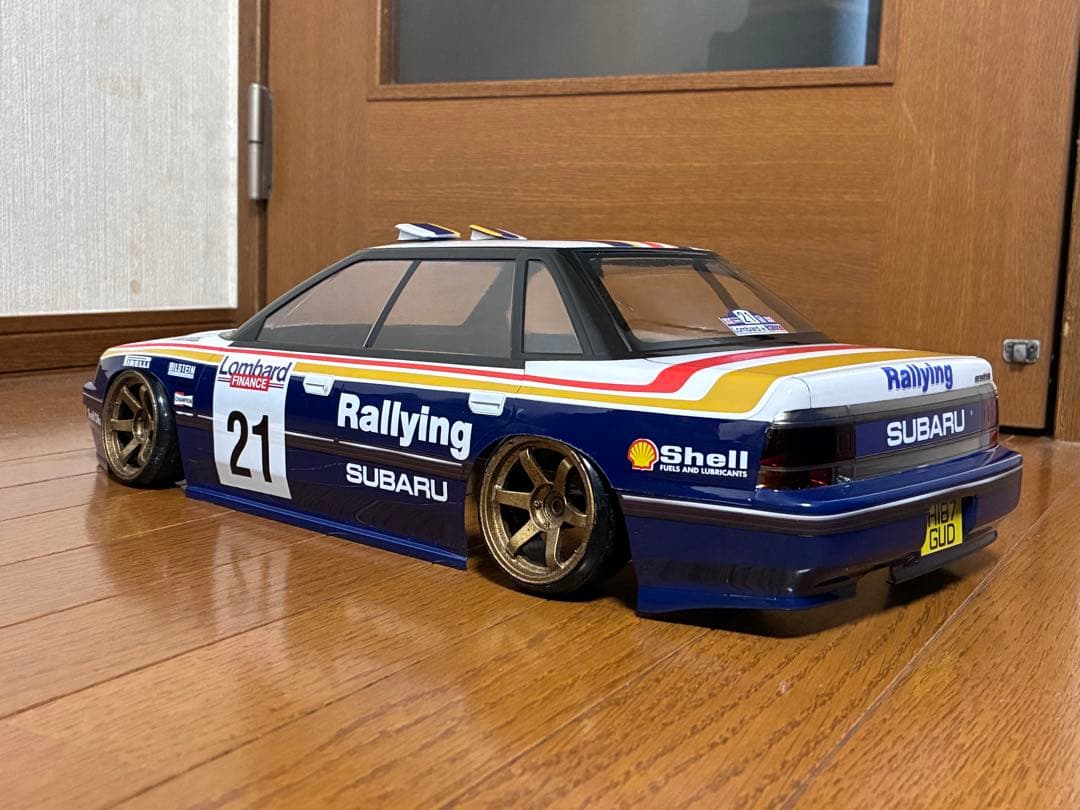 ABCホビー　レガシィ　ラリー仕様　ラジコンボディ