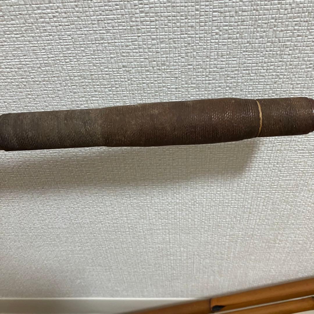 ヤマメ　渓流竿　いなり町　東作　江戸和竿　15.4尺　5本継　金ラベル