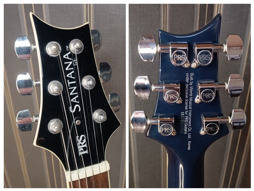 美品 PRS Santana SE エレキギター ポールリードスミス ブルー