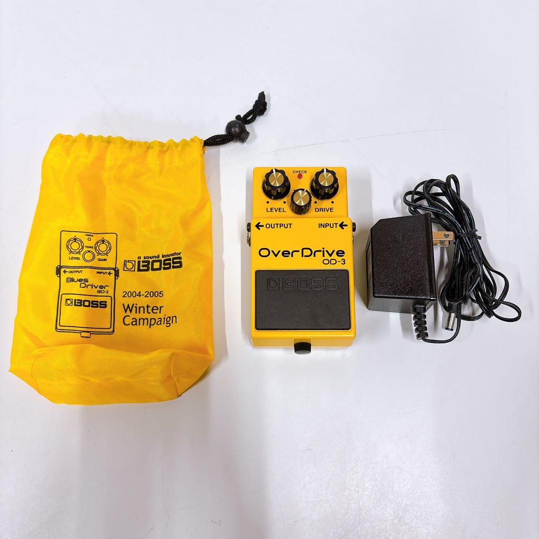 BOSS OverDrive OD-3 ギターエフェクター アダプター ケース付