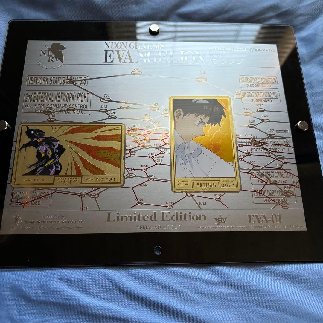 希少　レア　エヴァンゲリオン　限定　トレーディングカード　シリアルナンバー