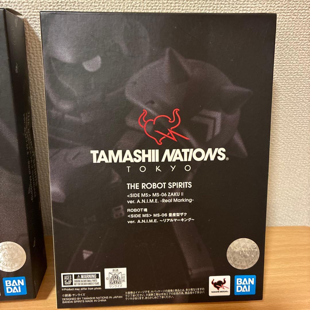 ロボット魂 3体セット　ザクⅡ シャア専用ザクⅡ RX78-2ガンダム