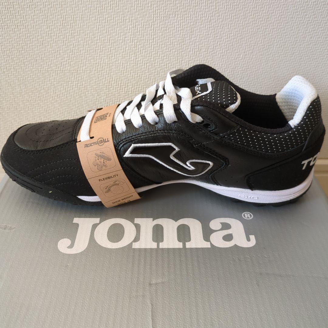 【新品】Joma TOP-FLEX フットサルシューズ 黒/白