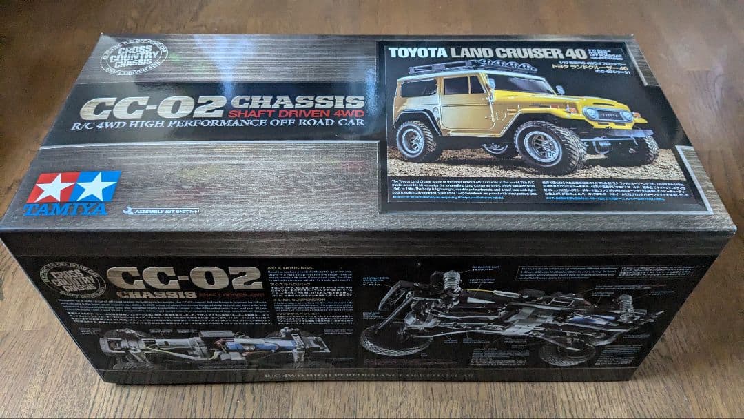 【新品・未組立】タミヤ CC-02 CHASSIS トヨタ ランドクルーザー40
