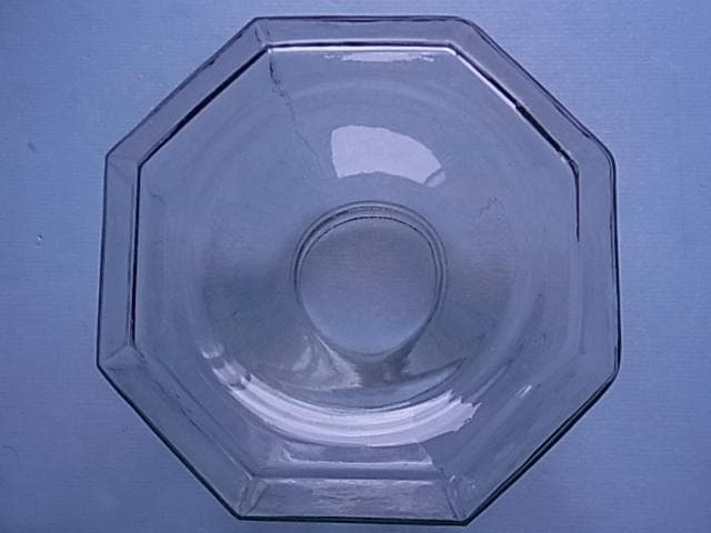 和ガラス　八角ガラス瓶　カルケット　地球瓶　飴瓶　駄菓子屋　菓子瓶　昭和レトロ