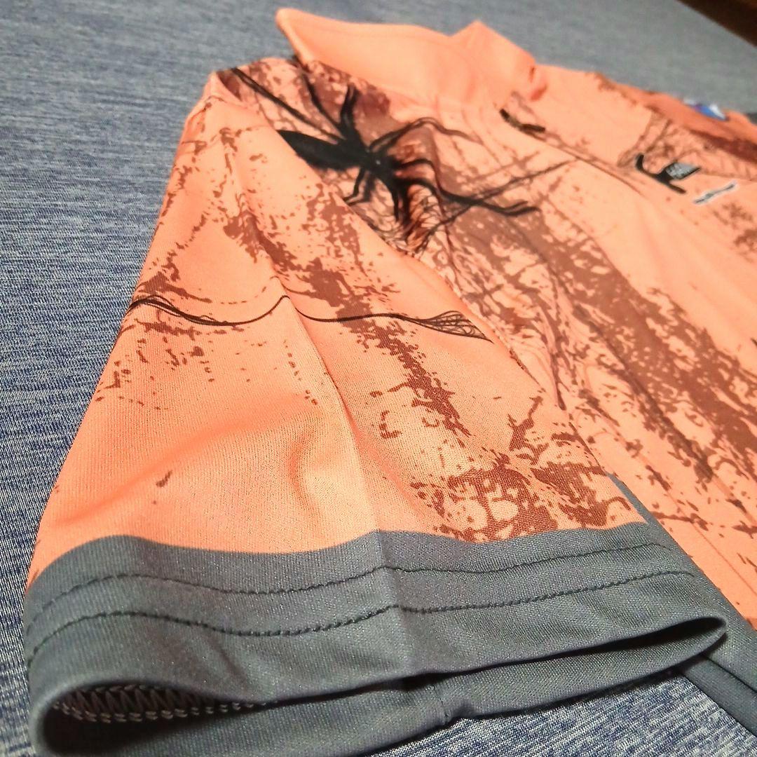 ✨新品✨ボウリングウェア　ブラックウィドー　オレンジ　サイズL　ハンマー