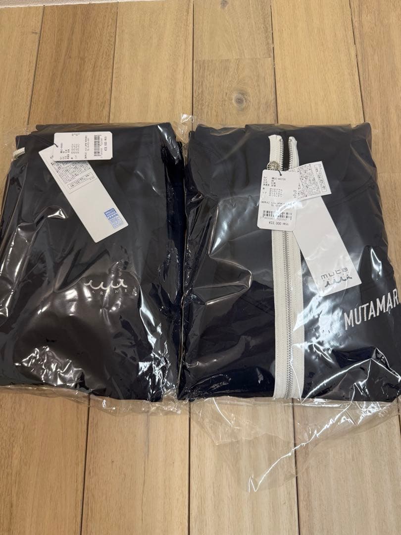 新品★61,600円 ムータマリン セットアップ フーディブルゾン＆パンツ 5