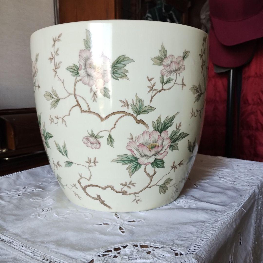 ヴィンテージ　オールドノリタケ　火鉢　メダカ鉢　植木鉢ケース　ワインクーラー