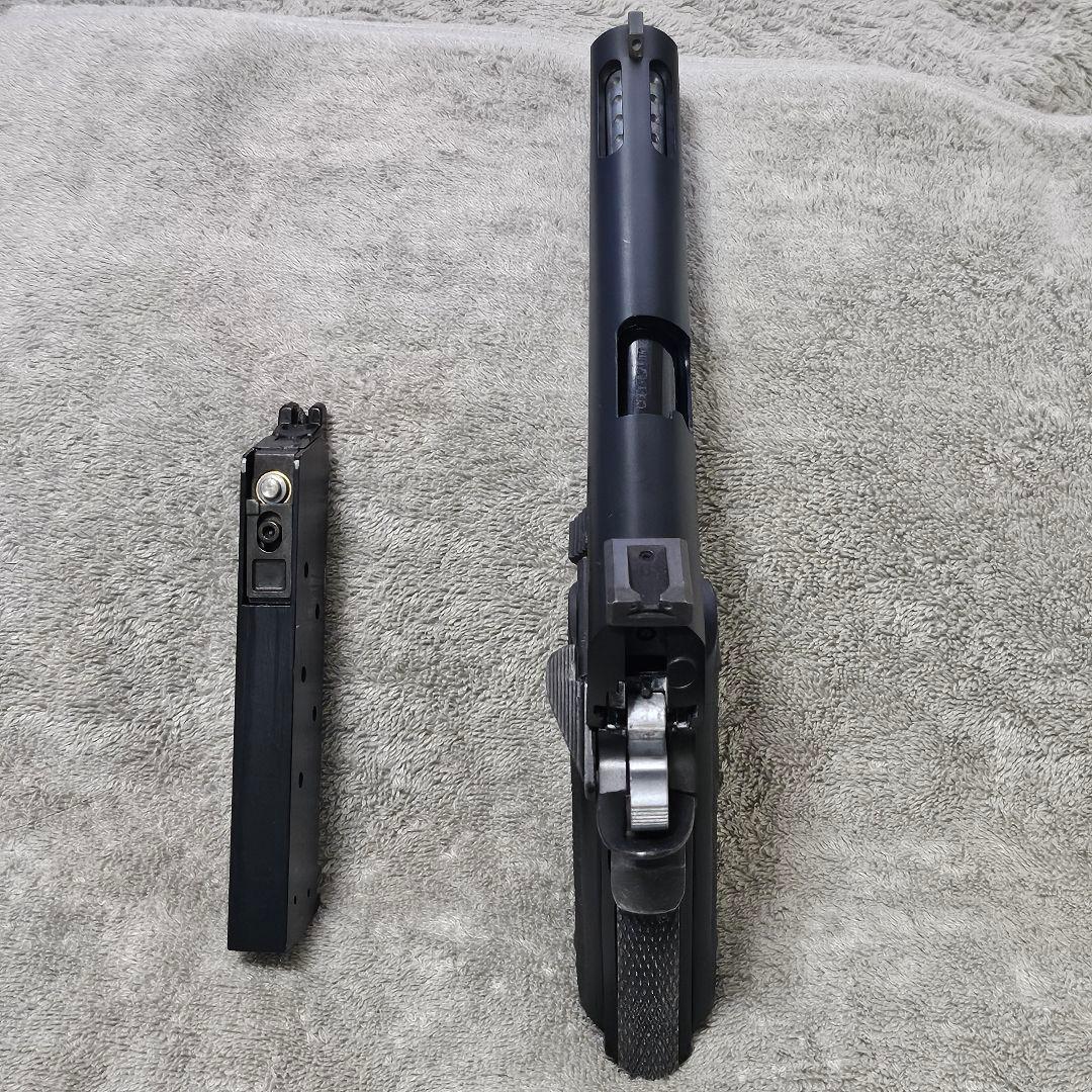 新日本模型 WA提供マグナ 純正ガスブロ FBI CUSTOM ブラック