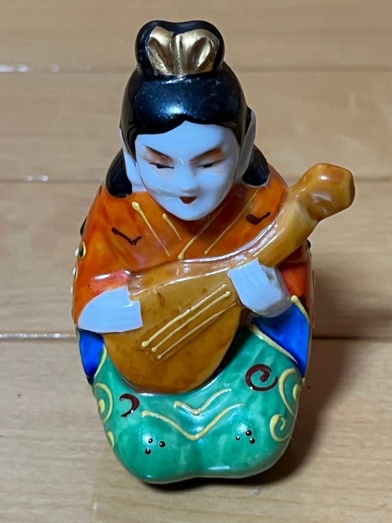 九谷焼 七福神 神様7柱セット 縁起物 置物 昭和レトロ　希少品