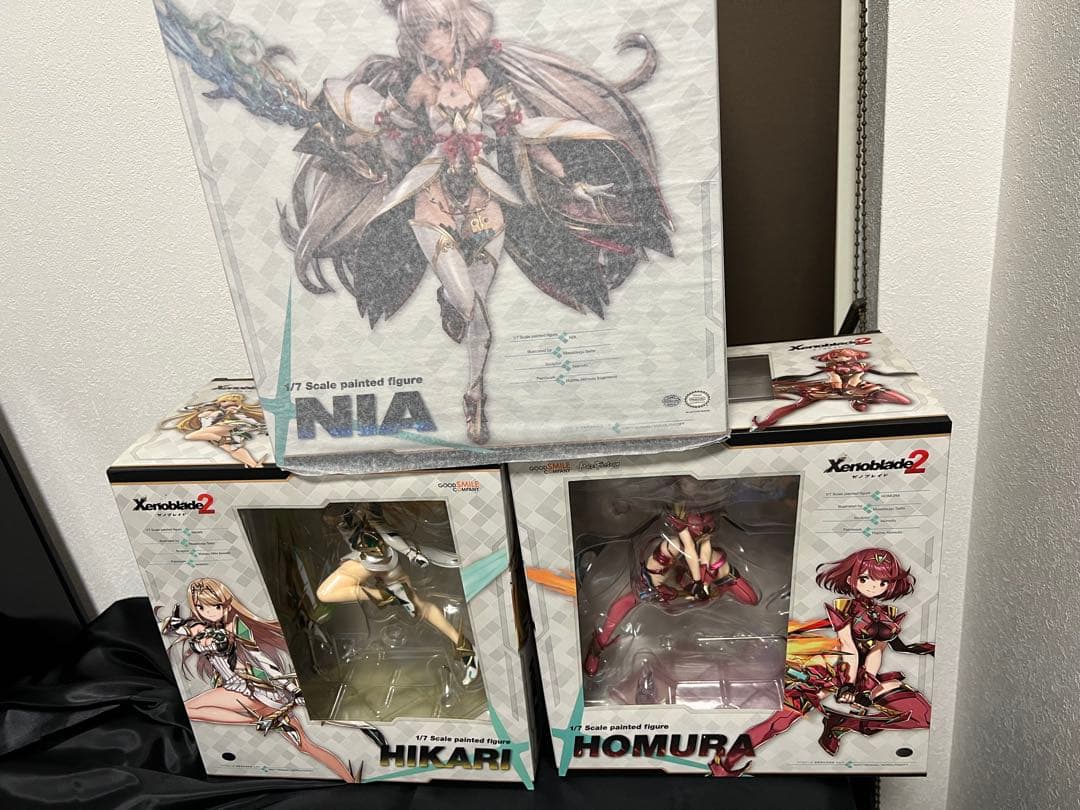 ゼノブレイド2 ホムラ ヒカリ ニア フィギュア