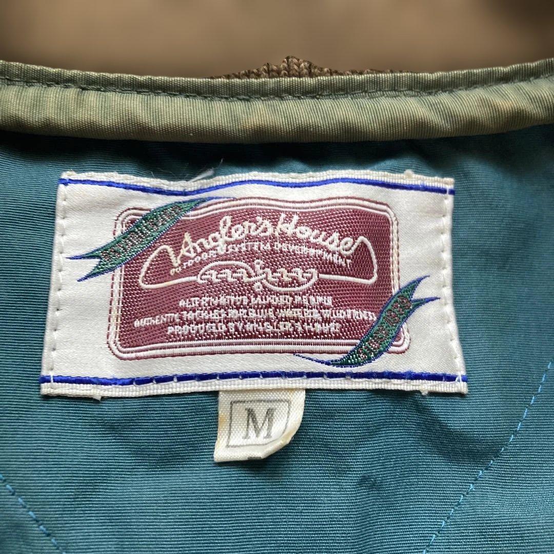 Angler's House フィッシングベスト Mサイズ　ナイロンベスト　古着