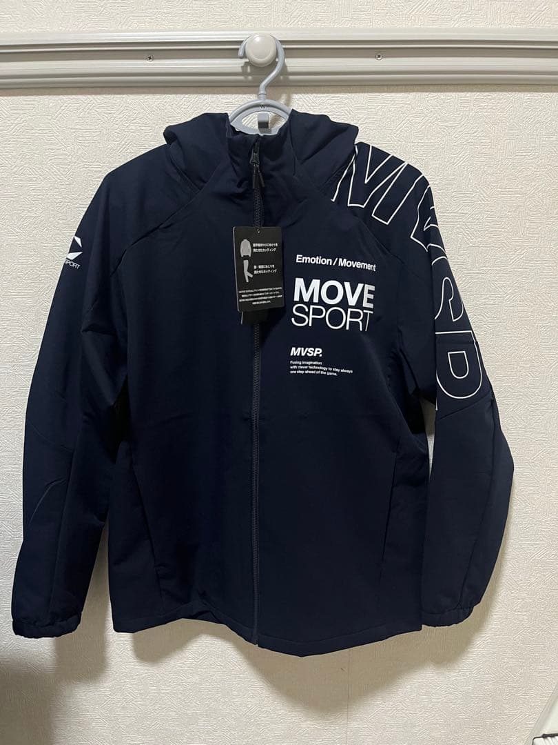 MVSP MOVE SPORT フード付きジャケット ネイビー