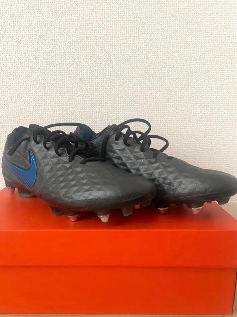 NIKE ティエンポレジェンド8エリートSG/ダークグレー×ブルー